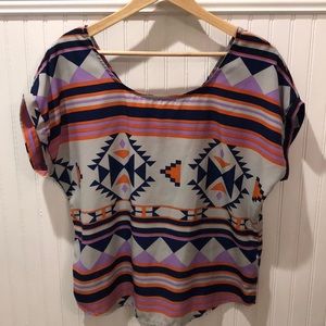 Fun Aztec top!